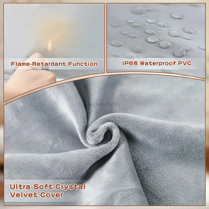 Waterproof Heated Pet Pad for Dogs & Cats - Outdoor Heating Mat
