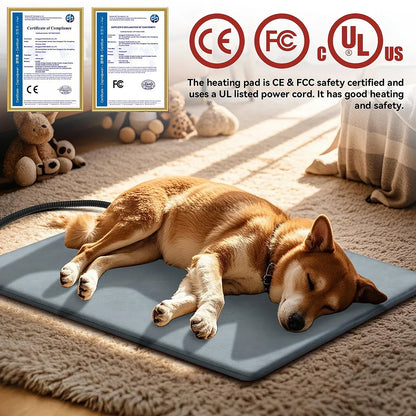 Waterproof Heated Pet Pad for Dogs & Cats - Outdoor Heating Mat