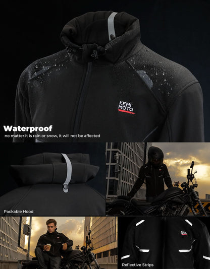Heated Jacket with 20000 mAh Battery for Motorcycle Outdoor Hiking