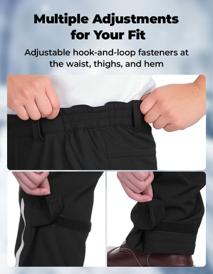 Men’s Heated Motorcycle Pants with 10000mAh Battery and Armor