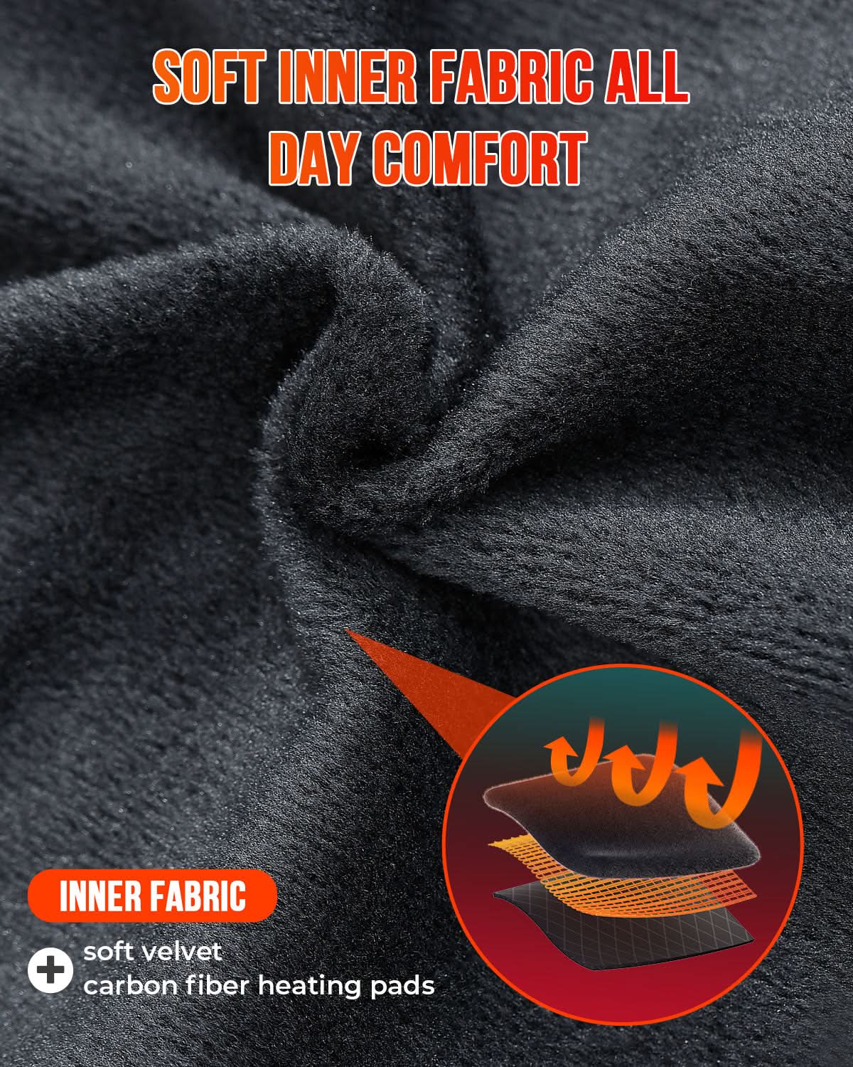 Electric Heated Vest for Men Winter Hunting (No Battery)