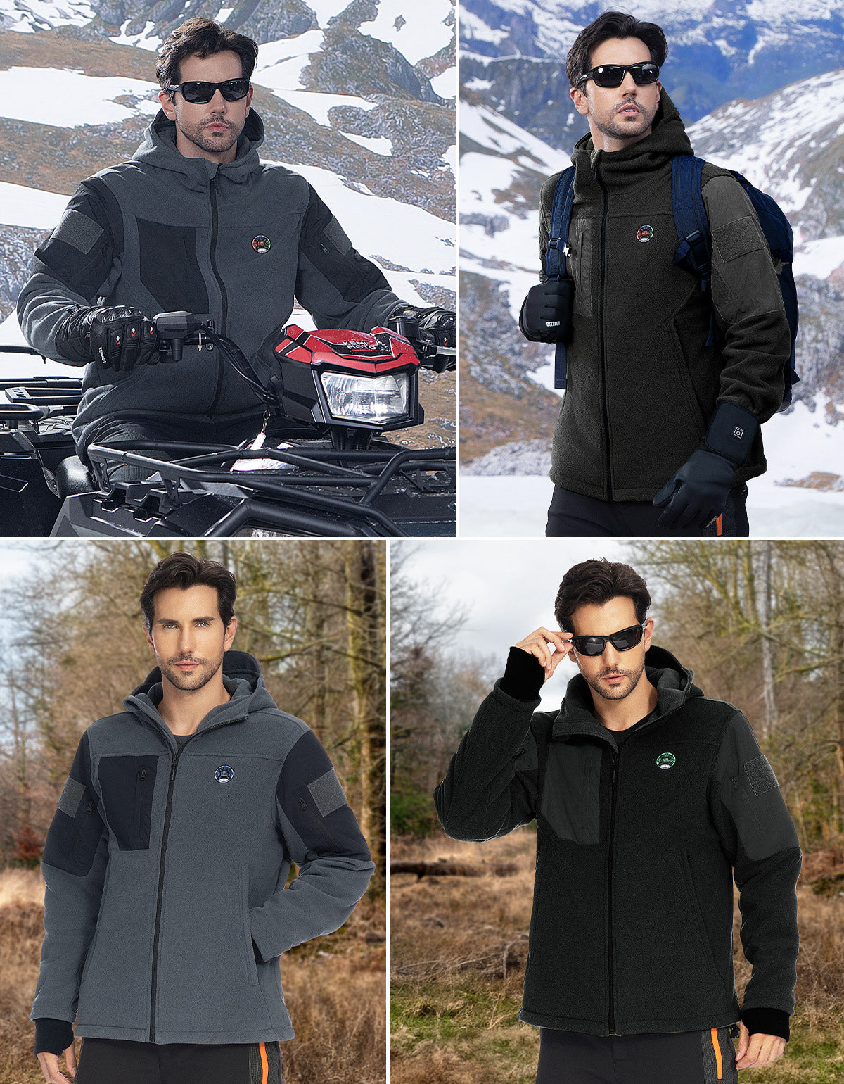 Heated Jacket with 12V 20000mAh Battery Pack
