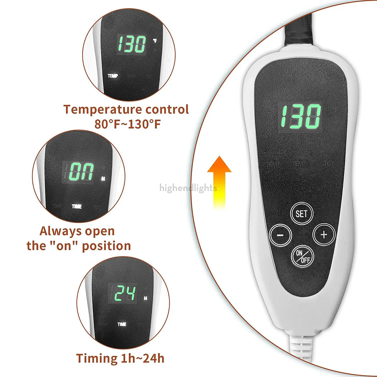 Adjustable Heated Dog Pad with Waterproof Cover for Comfort & Warmth