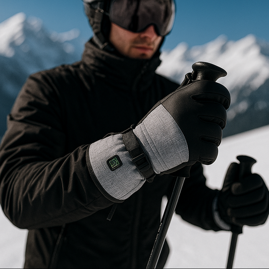 Heated Winter Gloves for Men and Women - Rechargeable Warmth