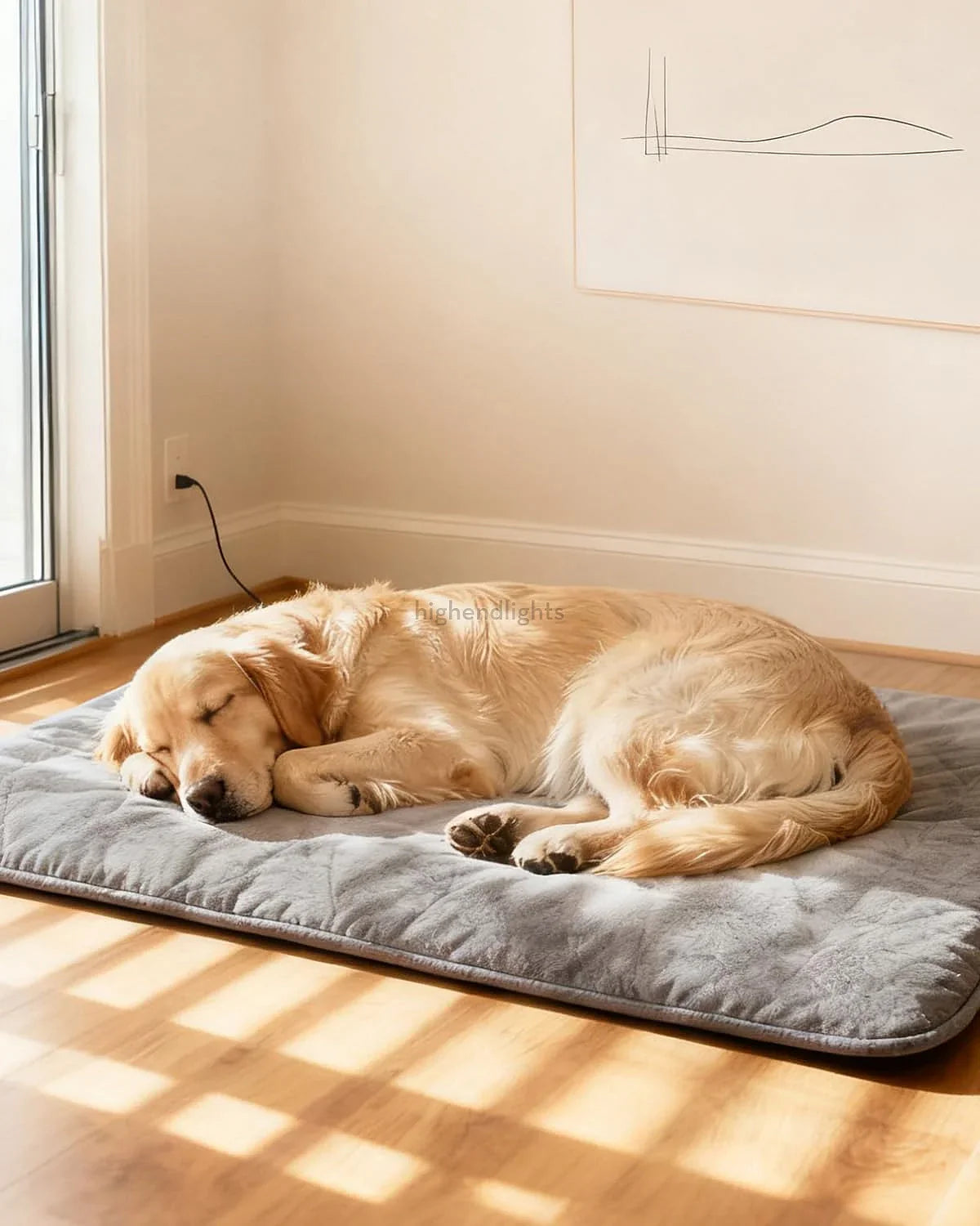 Electric Heated Pet Bed Mat for Dogs and Cats - Warm Indoor Comfort
