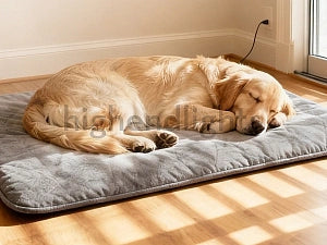 Electric Heated Pet Bed Mat for Dogs and Cats - Warm Indoor Comfort