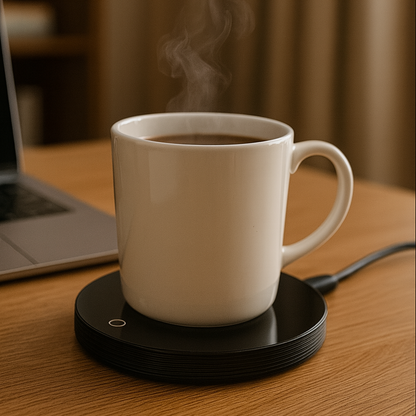 Mug Warmer for Coffee and Tea - Electric Cup Heater for Home & Office