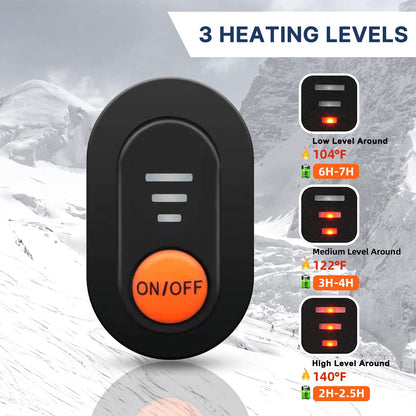 Rechargeable Heated Gloves for Men & Women - Thermal Liner Inserts