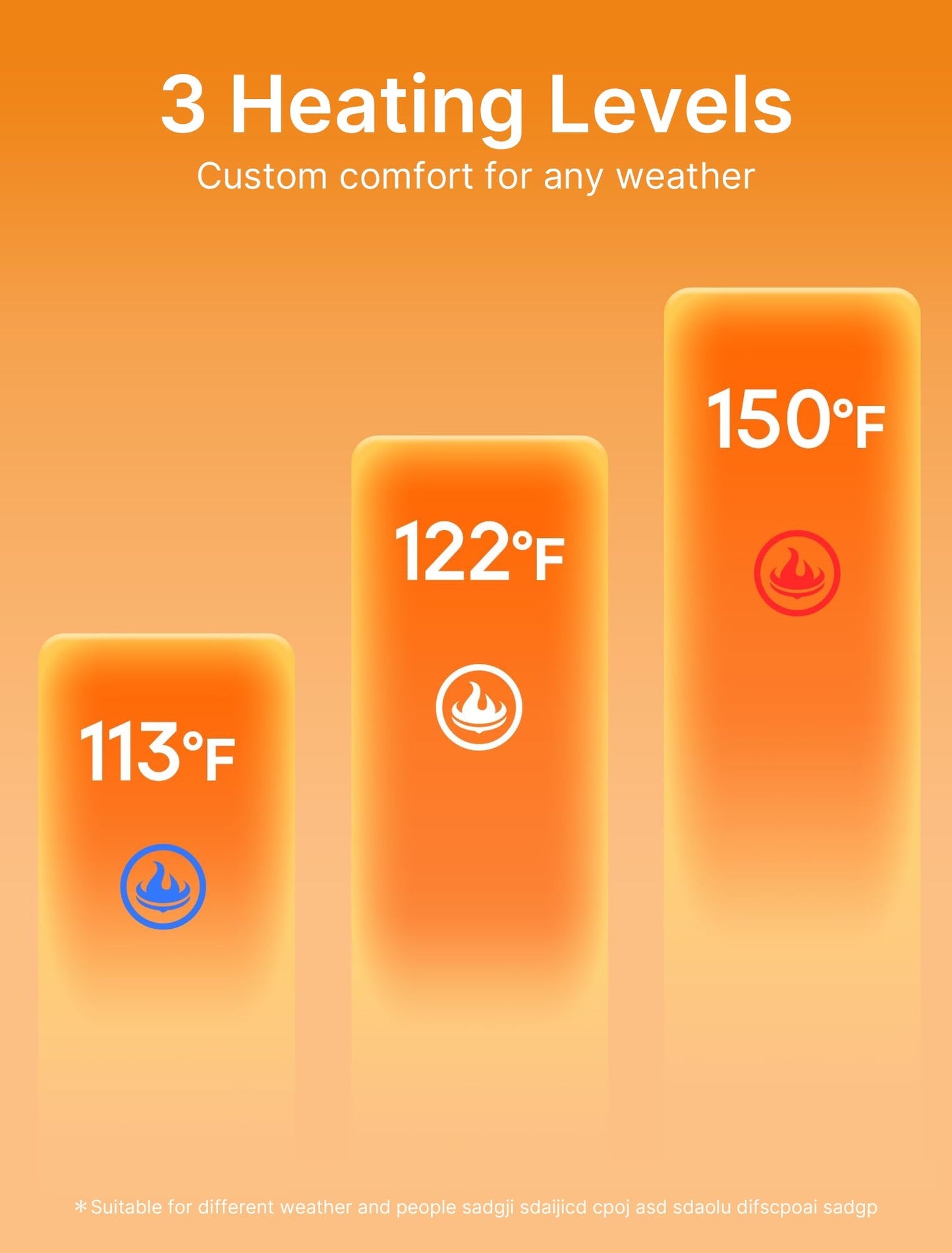 Rechargeable Waterproof Heated Gloves with Touchscreen for Winter